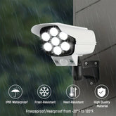Solar Powered Dummy Security Camera Motion Light
